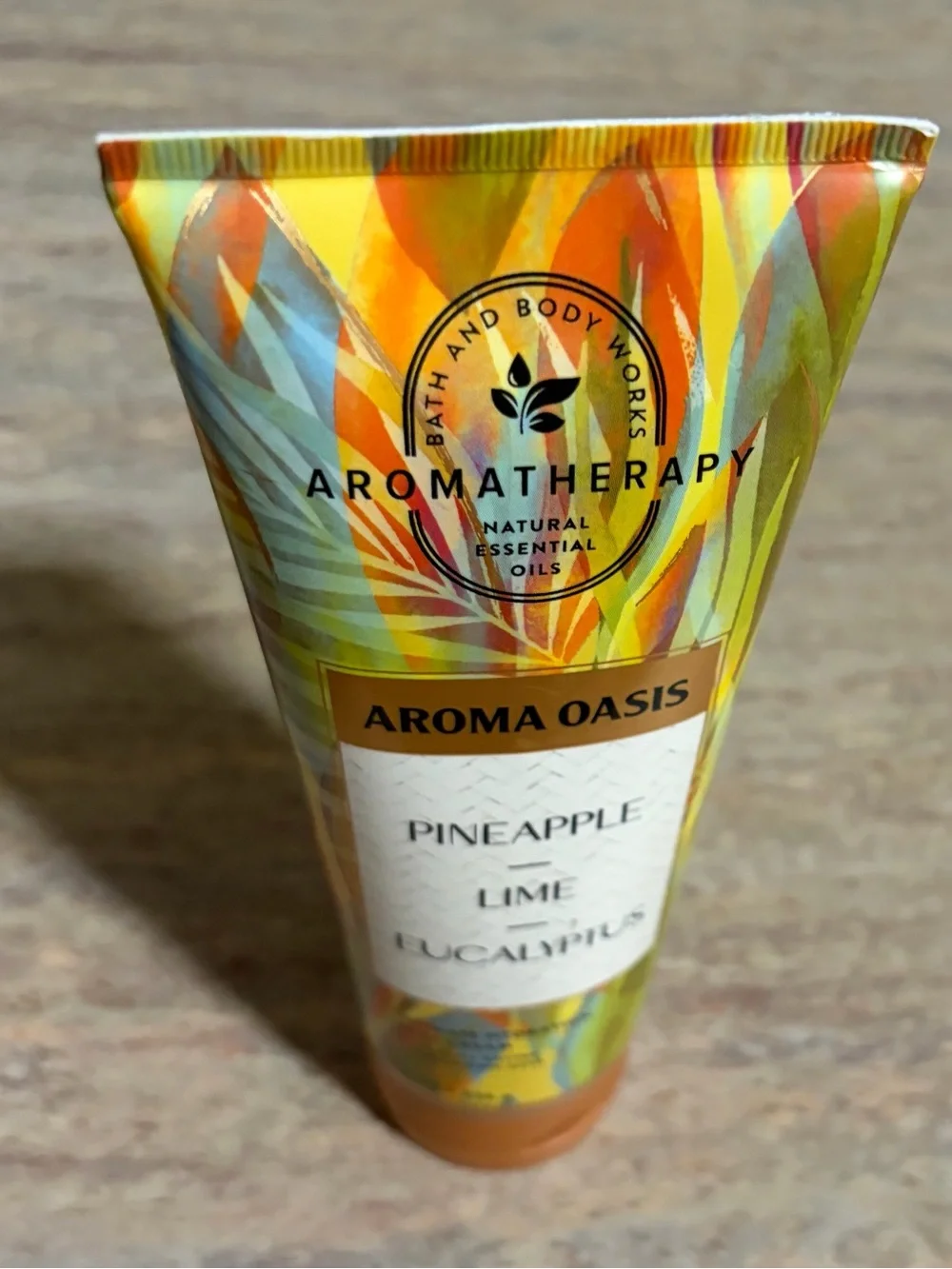 Bath & Body Works Aromatherapy Tropical Yellow Orange Green Tube